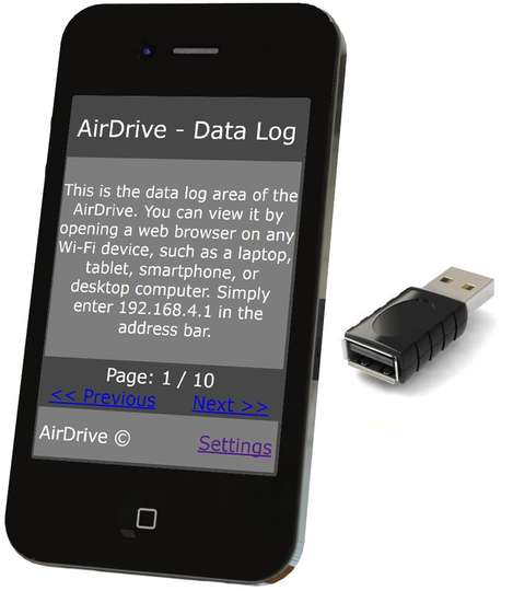 AirDrive Forensic Keylogger Mac Pro Black